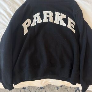 PARKE Fleece Varsity Mockneck